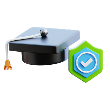 Seguro educativo  3D Icon