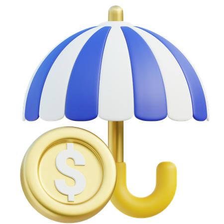 Seguro financeiro  3D Icon