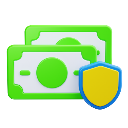 Seguro financeiro  3D Icon