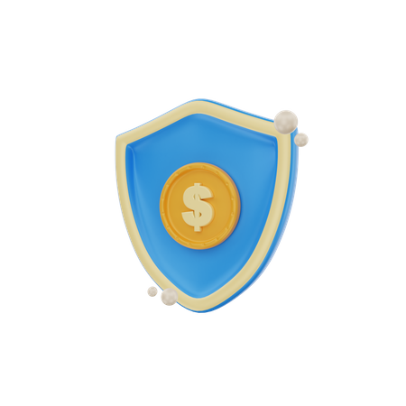 Seguro financeiro  3D Icon