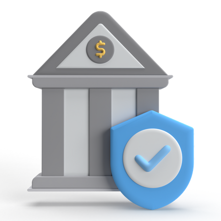 Seguro financeiro  3D Icon