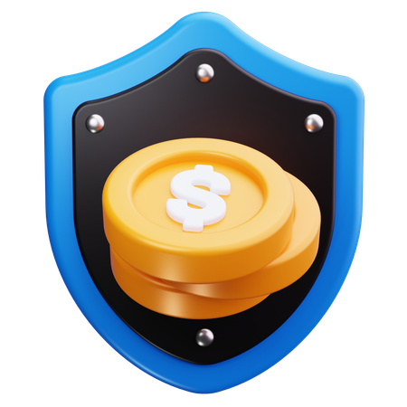 Seguro financiero  3D Icon