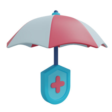 Seguro guarda-chuva  3D Icon