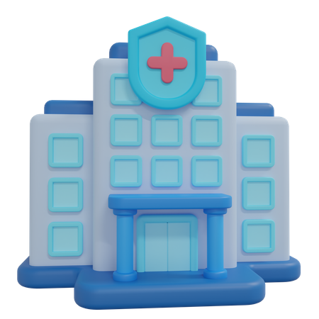 Seguro hospitalar  3D Icon