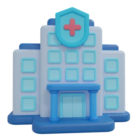 Seguro hospitalar  3D Icon