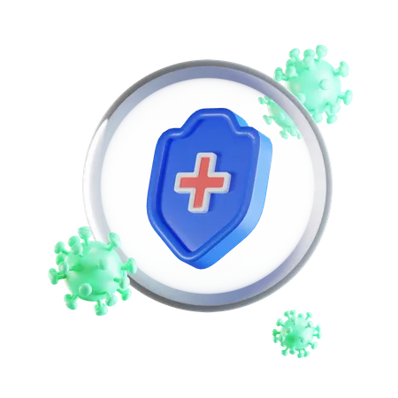 Seguro médico  3D Icon