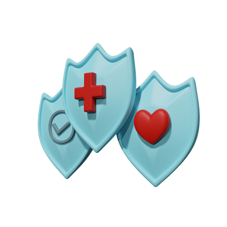 Seguro médico  3D Icon