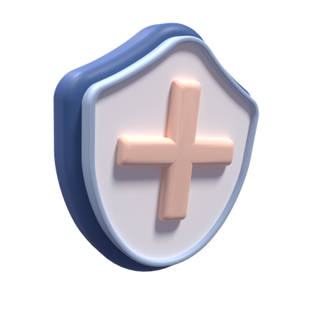 Seguro médico  3D Icon