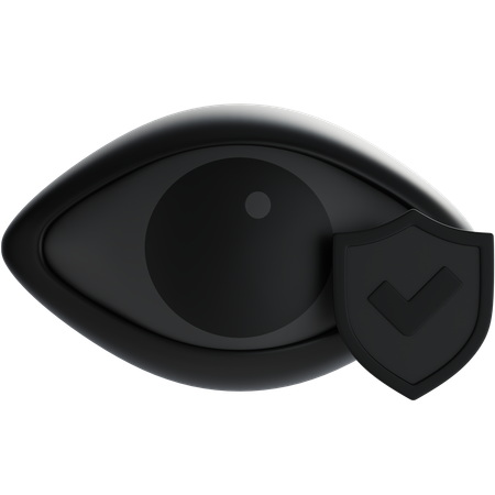 Seguro ocular  3D Icon