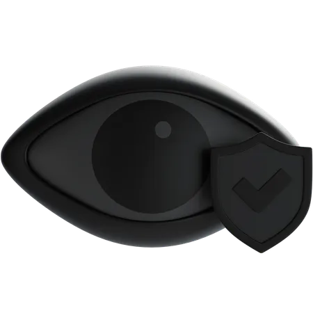 Seguro ocular  3D Icon