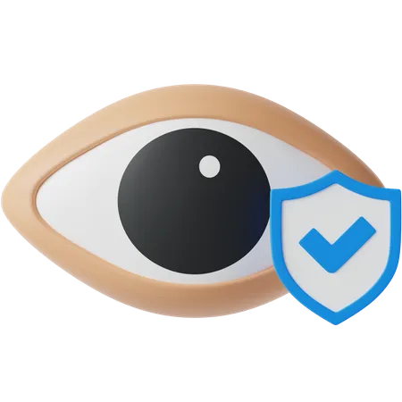 Seguro ocular  3D Icon