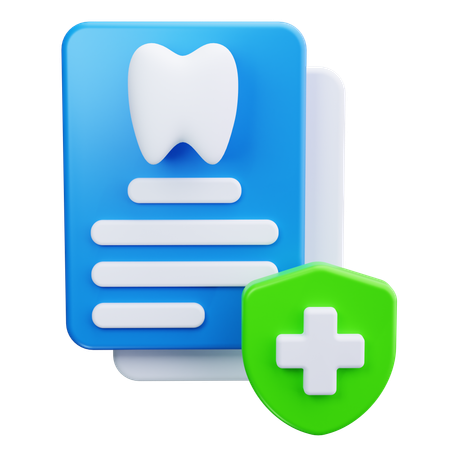 Seguro dental  3D Icon