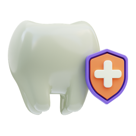 Seguro dental  3D Icon