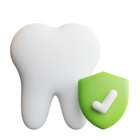 Seguro dental  3D Icon