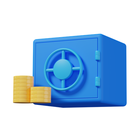 Dinheiro seguro  3D Icon