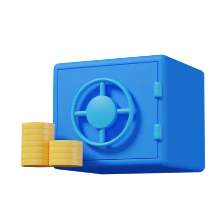 Dinheiro seguro  3D Icon