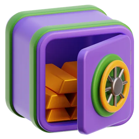 Dinheiro seguro  3D Icon