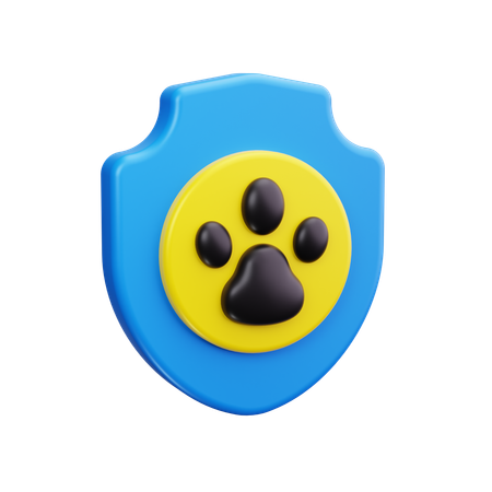 Seguro para mascotas  3D Icon