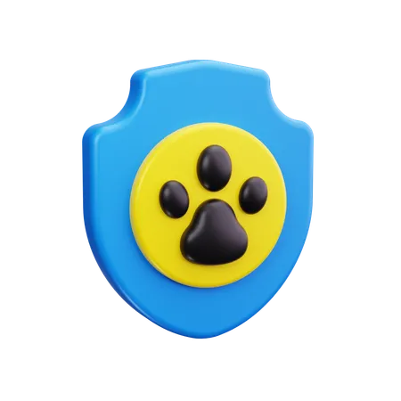 Seguro para mascotas  3D Icon