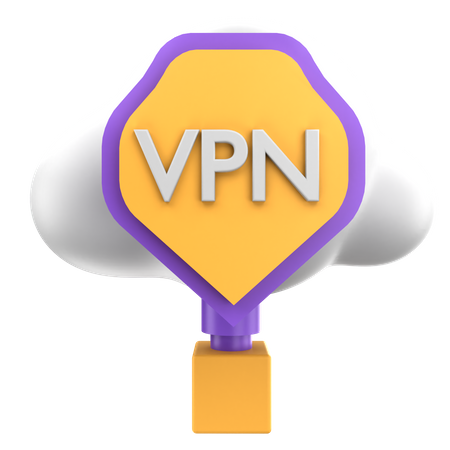 VPN segura  3D Icon