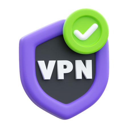 Segurança VPN segura  3D Icon