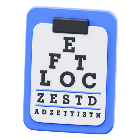 Augendiagramm  3D Icon