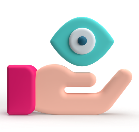 Sehvermögen  3D Icon