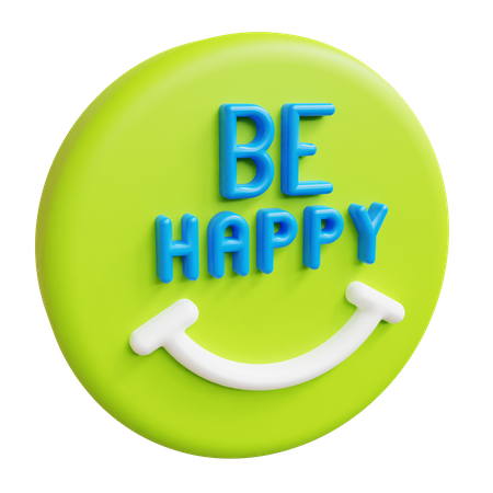 Sei glücklich  3D Icon