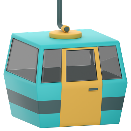 Seilbahn  3D Icon