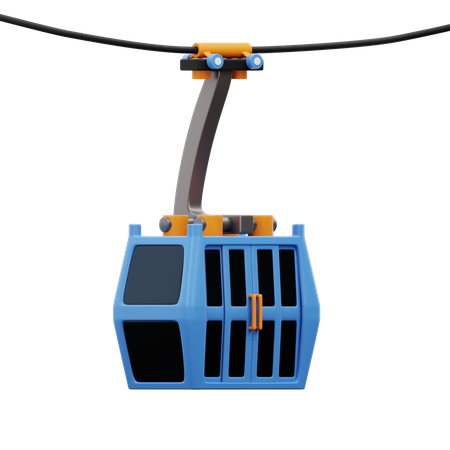 Seilbahn  3D Icon