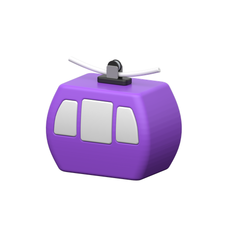 Seilbahn  3D Icon