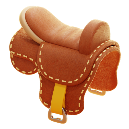 Sela de cavalo  3D Icon