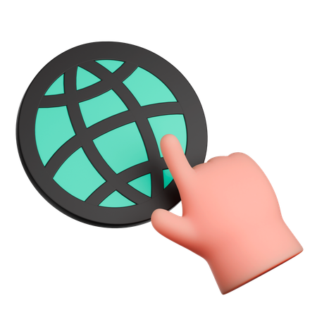 Seleção da web  3D Icon