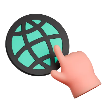 Seleção da web  3D Icon