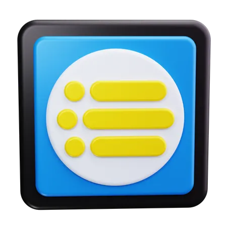 Seleção de botão de rádio  3D Icon