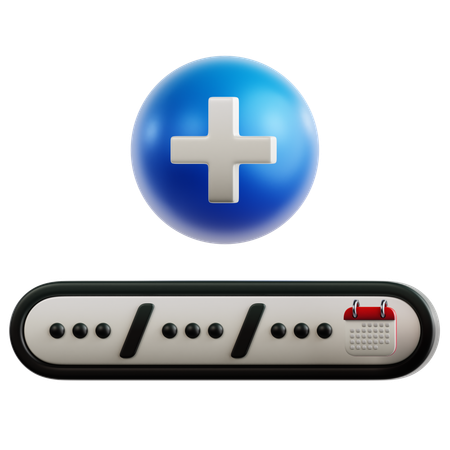 Selecionador de data  3D Icon