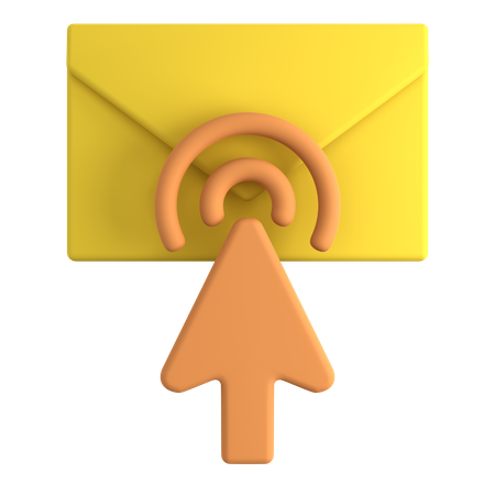 Selecione e-mail  3D Icon