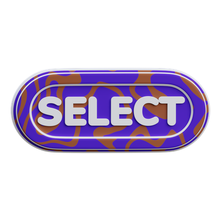 Select Button  3D Icon