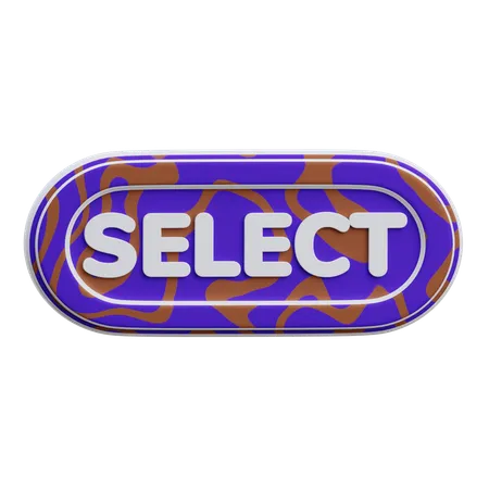 Select Button  3D Icon