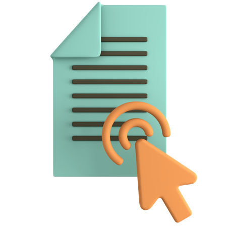 Select File  3D Icon