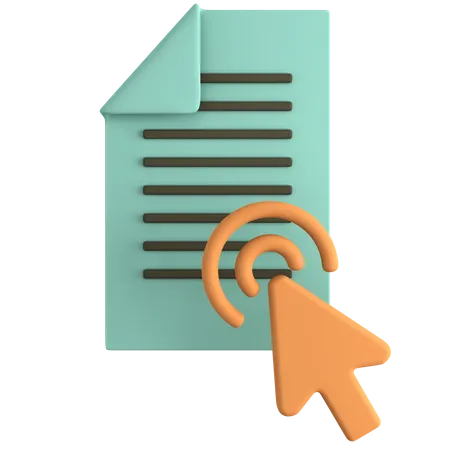 Select File  3D Icon