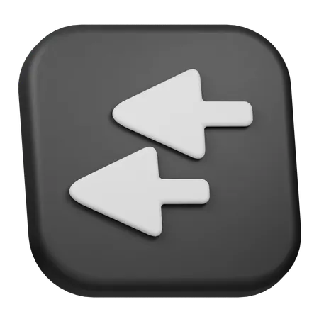 Select Leftward  3D Icon