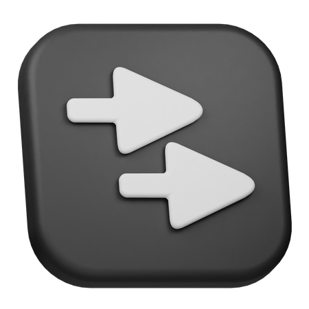 Select Rightward  3D Icon