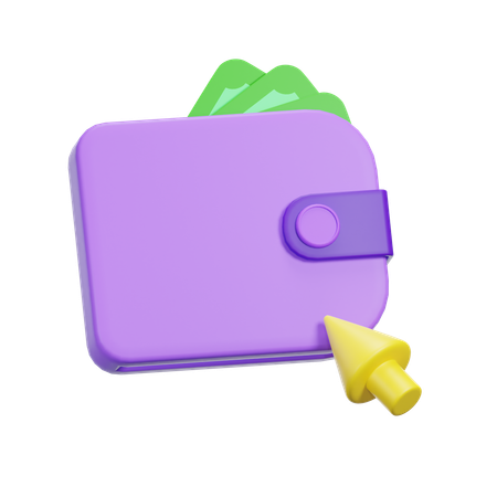 Select Wallet  3D Icon