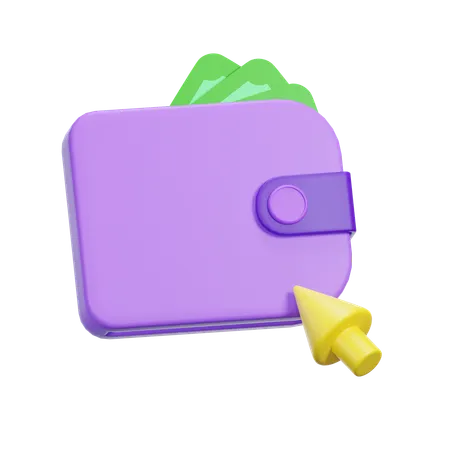 Select Wallet  3D Icon