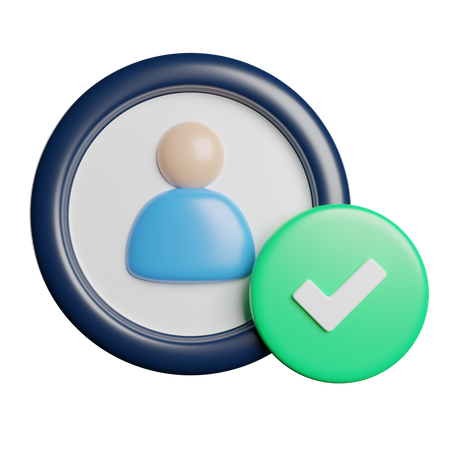 Selected Candidate  3D Icon