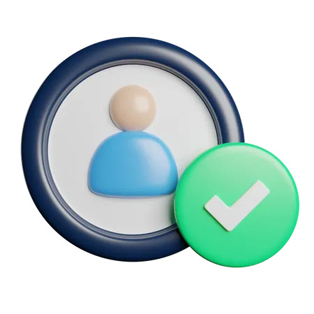 Selected Candidate  3D Icon