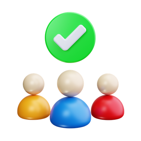 Selected Candidate  3D Icon