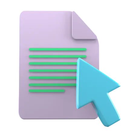 Selected File  3D Icon