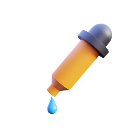 Pipette à couleurs  3D Icon